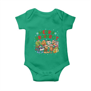 Gen Z Italian Merry Brainrot Christmas Baby Onesie Meme Holiday Gift TS12 Irish Green Print Your Wear