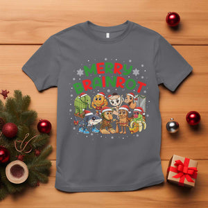 Gen Z Italian Merry Brainrot Christmas T Shirt Meme Holiday Gift TS12 Charcoal Print Your Wear
