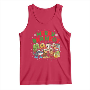 Gen Z Italian Merry Brainrot Christmas Tank Top Meme Holiday Gift TS12 Red Print Your Wear