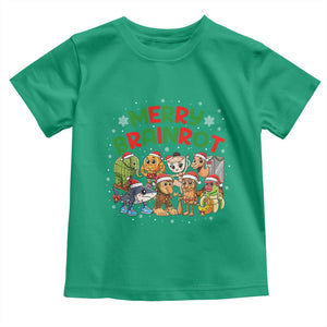 Gen Z Italian Merry Brainrot Christmas Toddler T Shirt Meme Holiday Gift TS12 Irish Green Print Your Wear