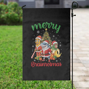 Merry Brainrotmas Garden Flag Funny Italian Brainrot Meme Christmas TS12 Print Your Wear