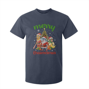 Merry Brainrotmas T Shirt For Kid Funny Italian Brainrot Meme Christmas TS12 Navy Print Your Wear