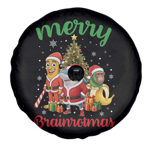 Merry Brainrotmas Spare Tire Cover Funny Italian Brainrot Meme Christmas TS12 Print Your Wear