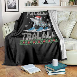 Falalero Tralala Italian Brainrot Meme Christmas Throw Blanket Funny Gen Z Alpha Ugly Xmas Gift TS12 Print Your Wear