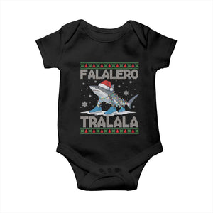 Falalero Tralala Italian Brainrot Meme Christmas Baby Onesie Funny Gen Z Alpha Ugly Xmas Gift TS12 Black Print Your Wear