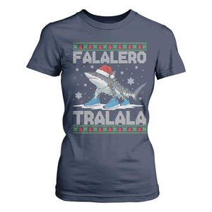Falalero Tralala Italian Brainrot Meme Christmas T Shirt For Women Funny Gen Z Alpha Ugly Xmas Gift TS12 Navy Print Your Wear
