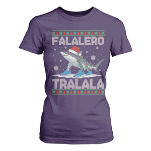 Falalero Tralala Italian Brainrot Meme Christmas T Shirt For Women Funny Gen Z Alpha Ugly Xmas Gift TS12 Purple Print Your Wear