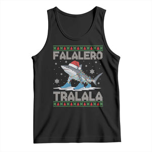 Falalero Tralala Italian Brainrot Meme Christmas Tank Top Funny Gen Z Alpha Ugly Xmas Gift TS12 Black Print Your Wear
