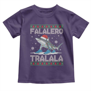 Falalero Tralala Italian Brainrot Meme Christmas Toddler T Shirt Funny Gen Z Alpha Ugly Xmas Gift TS12 Purple Print Your Wear