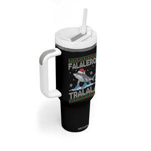 Falalero Tralala Italian Brainrot Meme Christmas Tumbler With Handle Funny Gen Z Alpha Ugly Xmas Gift TS12 Print Your Wear