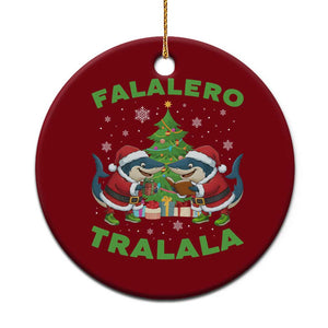 Falalero Tralala Ceramic Ornament Funny Italian Brainrot Meme Christmas Gift TS12 1pc Red Print Your Wear