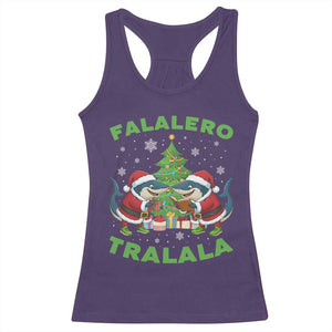 Falalero Tralala Racerback Tank Top Funny Italian Brainrot Meme Christmas Gift TS12 Purple Print Your Wear