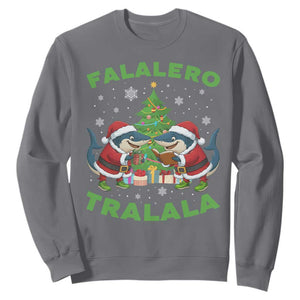 Falalero Tralala Sweatshirt Funny Italian Brainrot Meme Christmas Gift TS12 Charcoal Print Your Wear