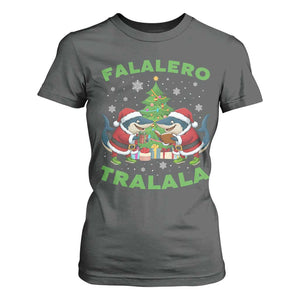 Falalero Tralala T Shirt For Women Funny Italian Brainrot Meme Christmas Gift TS12 Dark Heather Print Your Wear