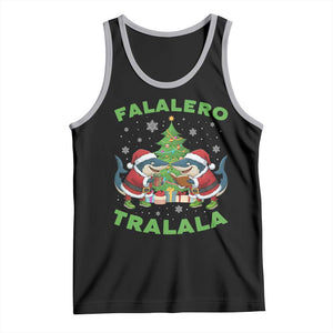 Falalero Tralala Tank Top Funny Italian Brainrot Meme Christmas Gift TS12 Black Athletic Heather Print Your Wear