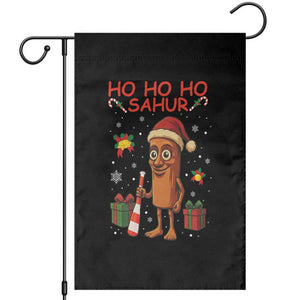 Ho Ho Ho Sahur Italian Brainrot Meme Garden Flag Funny Gen Z Alpha Christmas Gift TS12 Black Print Your Wear