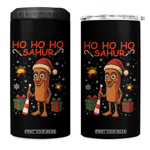 Ho Ho Ho Sahur Italian Brainrot Meme 4 in 1 Can Cooler Tumbler Funny Gen Z Alpha Christmas Gift TS12 One Size: 16 oz Black Print Your Wear