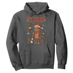 Ho Ho Ho Sahur Italian Brainrot Meme Hoodie Funny Gen Z Alpha Christmas Gift TS12 Dark Heather Print Your Wear