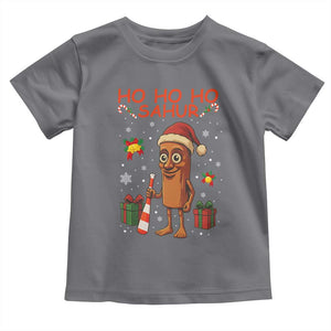 Ho Ho Ho Sahur Italian Brainrot Meme Toddler T Shirt Funny Gen Z Alpha Christmas Gift TS12 Charcoal Print Your Wear