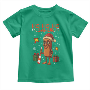 Ho Ho Ho Sahur Italian Brainrot Meme Toddler T Shirt Funny Gen Z Alpha Christmas Gift TS12 Irish Green Print Your Wear