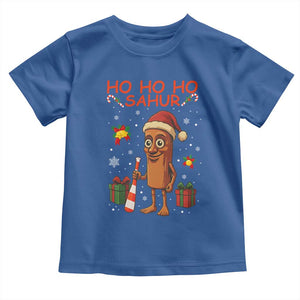 Ho Ho Ho Sahur Italian Brainrot Meme Toddler T Shirt Funny Gen Z Alpha Christmas Gift TS12 Royal Blue Print Your Wear