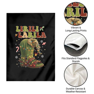 Funny Lirili Larila Italian Brainrot Meme Garden Flag Christmas Gift TS12 Print Your Wear