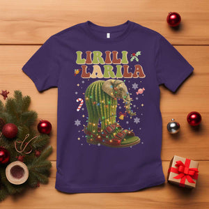 Funny Lirili Larila Italian Brainrot Meme T Shirt Christmas Gift TS12 Purple Print Your Wear
