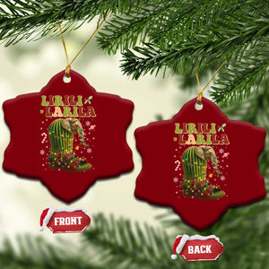 Funny Lirili Larila Italian Brainrot Meme Ceramic Ornament Christmas Gift TS12 Print Your Wear
