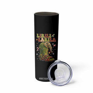 Funny Lirili Larila Italian Brainrot Meme Skinny Tumbler Christmas Gift TS12 Print Your Wear