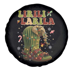 Funny Lirili Larila Italian Brainrot Meme Spare Tire Cover Christmas Gift TS12 Print Your Wear