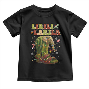 Funny Lirili Larila Italian Brainrot Meme Toddler T Shirt Christmas Gift TS12 Black Print Your Wear