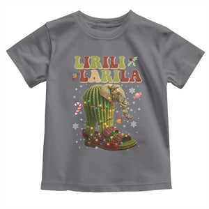 Funny Lirili Larila Italian Brainrot Meme Toddler T Shirt Christmas Gift TS12 Charcoal Print Your Wear