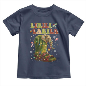 Funny Lirili Larila Italian Brainrot Meme Toddler T Shirt Christmas Gift TS12 Navy Print Your Wear