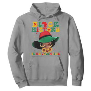 Black History Is My Valentine Hoodie Women Gift For February TS12 Sport Gray Print Your Wear