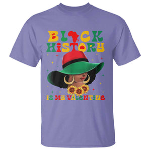 Black History Is My Valentine T Shirt Women Gift For February TS12 Violet Print Your Wear