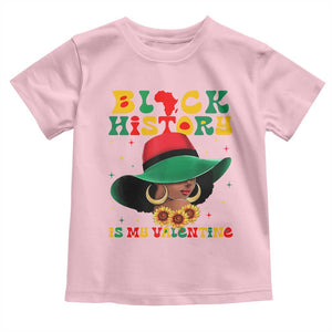 Black History Is My Valentine Toddler T Shirt Women Gift For February TS12 Light Pink Print Your Wear