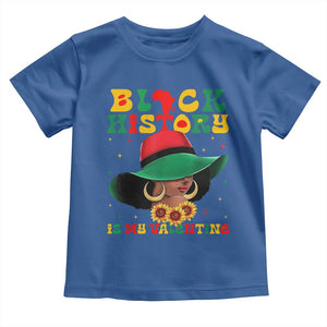 Black History Is My Valentine Toddler T Shirt Women Gift For February TS12 Royal Blue Print Your Wear