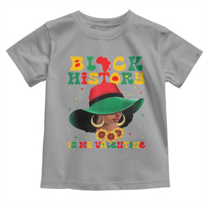 Black History Is My Valentine Toddler T Shirt Women Gift For February TS12 Sport Gray Print Your Wear