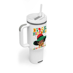 Black History Is My Valentine Tumbler With Handle Women Gift For February TS12 Print Your Wear
