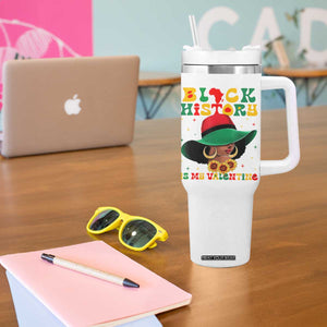 Black History Is My Valentine Tumbler With Handle Women Gift For February TS12 Print Your Wear