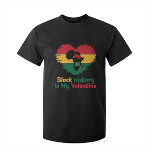 African American Women Pride T Shirt For Kid Black History Is My Valentine TS12 Black Print Your Wear