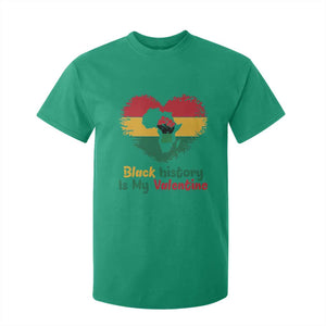 African American Women Pride T Shirt For Kid Black History Is My Valentine TS12 Irish Green Print Your Wear