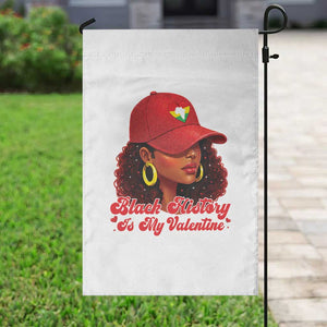 Black History Is My Valentine Garden Flag Melanin Pride Valentines Day Gift TS12 Print Your Wear