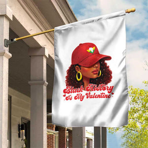 Black History Is My Valentine Garden Flag Melanin Pride Valentines Day Gift TS12 Print Your Wear
