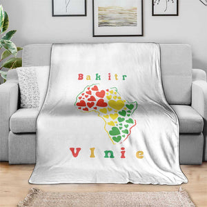 Melanin Queen Black History Month Throw Blanket Is My Valentine TS12 Print Your Wear
