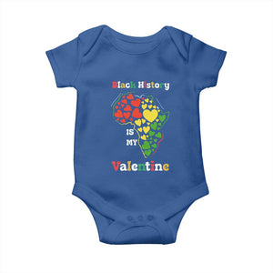 Melanin Queen Black History Month Baby Onesie Is My Valentine TS12 Royal Blue Print Your Wear