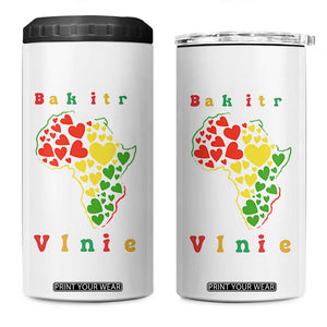 Melanin Queen Black History Month 4 in 1 Can Cooler Tumbler Is My Valentine TS12 One Size: 16 oz White Print Your Wear