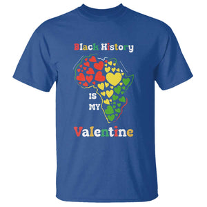 Melanin Queen Black History Month T Shirt Is My Valentine TS12 Royal Blue Print Your Wear