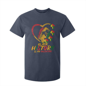 Black History Is My Valentine T Shirt For Kid Gift For Melanin Queen TS12 Navy Print Your Wear
