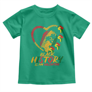 Black History Is My Valentine Toddler T Shirt Gift For Melanin Queen TS12 Irish Green Print Your Wear